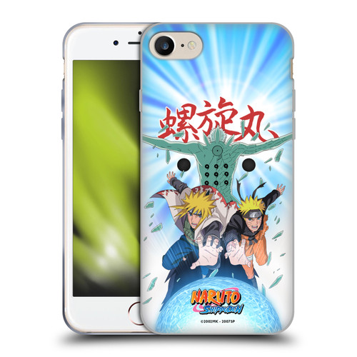 Naruto Shippuden Art Minato Rasengan Soft Gel Case for Apple iPhone 7 / 8 / SE 2020 & 2022 & MagSafe