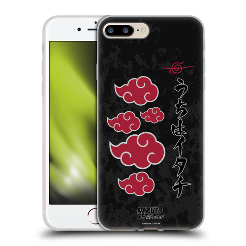 Naruto Shippuden Art Akatsuki Logotype Soft Gel Case for Apple iPhone 7 Plus / 8 Plus & MagSafe