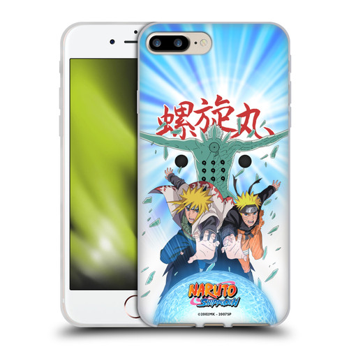 Naruto Shippuden Art Minato Rasengan Soft Gel Case for Apple iPhone 7 Plus / 8 Plus & MagSafe