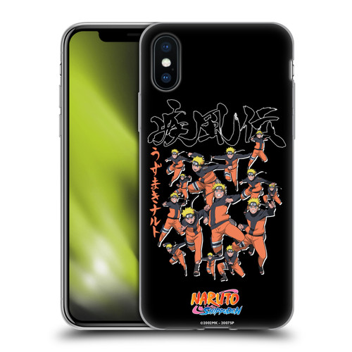 Naruto Shippuden Art Kage Bunshin Soft Gel Case for Apple iPhone X / iPhone XS & MagSafe