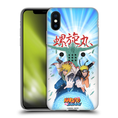 Naruto Shippuden Art Minato Rasengan Soft Gel Case for Apple iPhone X / iPhone XS & MagSafe