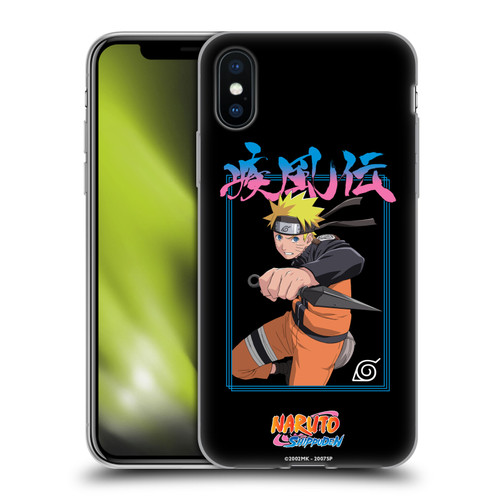 Naruto Shippuden Art Portrait Soft Gel Case for Apple iPhone X / iPhone XS & MagSafe