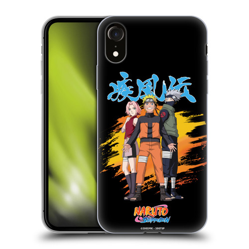 Naruto Shippuden Art Sakura, Naruto, Kakashi Soft Gel Case for Apple iPhone XR