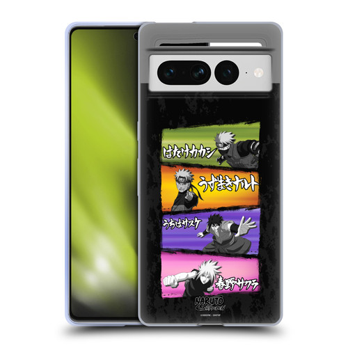 Naruto Shippuden Art Kakashi Naruto Sasuke Sakura Soft Gel Case for Google Pixel 7 Pro