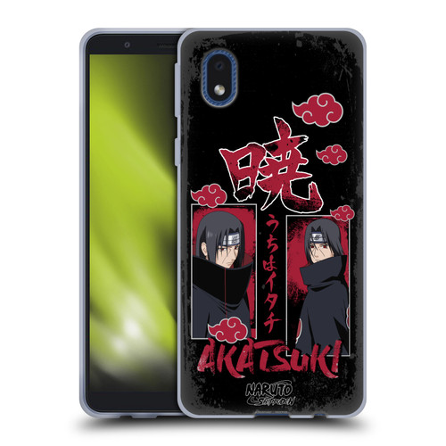 Naruto Shippuden Art Itachi Uchiha Akatsuki Soft Gel Case for Samsung Galaxy A01 Core (2020)