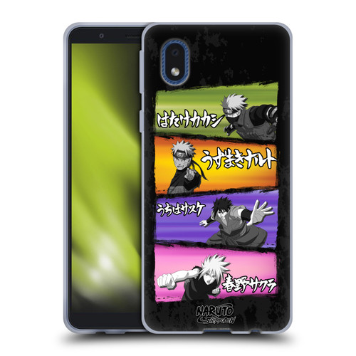 Naruto Shippuden Art Kakashi Naruto Sasuke Sakura Soft Gel Case for Samsung Galaxy A01 Core (2020)