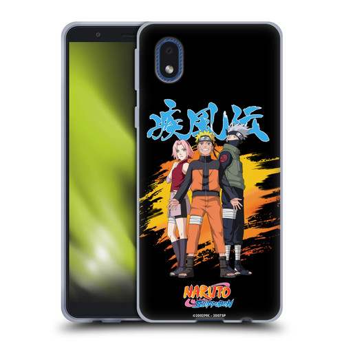 Naruto Shippuden Art Sakura, Naruto, Kakashi Soft Gel Case for Samsung Galaxy A01 Core (2020)