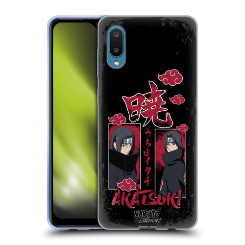 Naruto Shippuden Art Itachi Uchiha Akatsuki Soft Gel Case for Samsung Galaxy A02/M02 (2021)