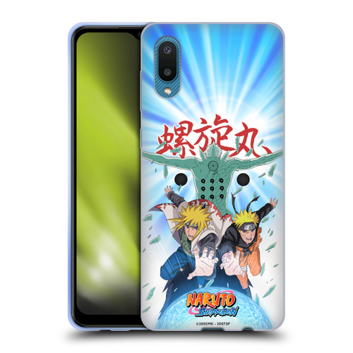 Naruto Shippuden Art Minato Rasengan Soft Gel Case for Samsung Galaxy A02/M02 (2021)