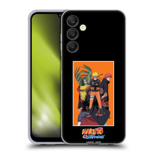 Naruto Shippuden Art Akatsuki Organization Soft Gel Case for Samsung Galaxy A25 5G