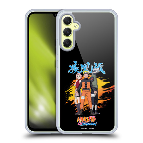Naruto Shippuden Art Sakura, Naruto, Kakashi Soft Gel Case for Samsung Galaxy A34 5G