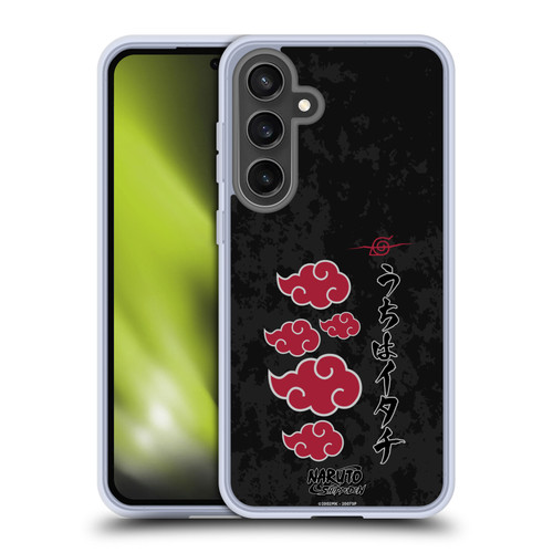 Naruto Shippuden Art Akatsuki Logotype Soft Gel Case for Samsung Galaxy S24 FE & MagSafe