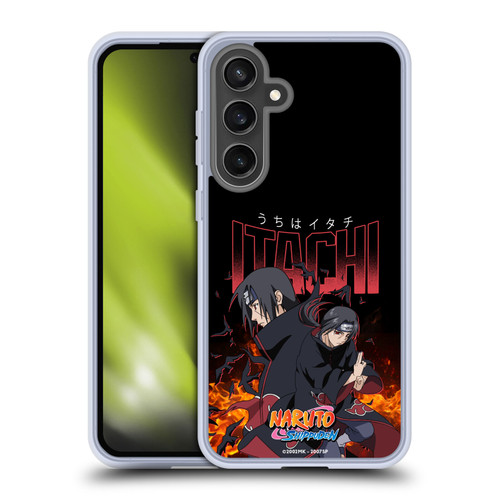 Naruto Shippuden Art Itachi Uchiha Soft Gel Case for Samsung Galaxy S24 FE & MagSafe