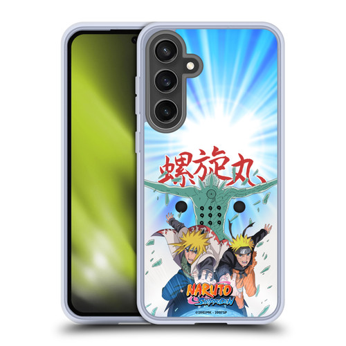 Naruto Shippuden Art Minato Rasengan Soft Gel Case for Samsung Galaxy S24 FE & MagSafe
