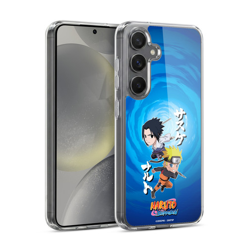 Naruto Shippuden Art Chibi Sasuke Naruto Soft Gel Case for Samsung Galaxy S24 5G & MagSafe