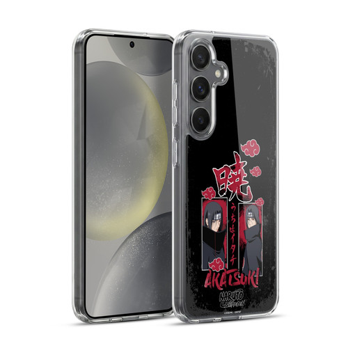 Naruto Shippuden Art Itachi Uchiha Akatsuki Soft Gel Case for Samsung Galaxy S24+ 5G & MagSafe