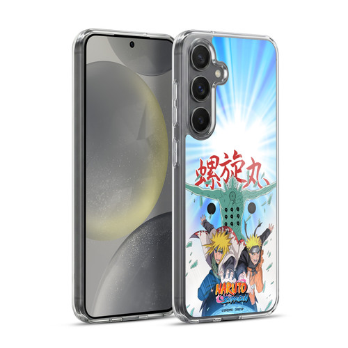Naruto Shippuden Art Minato Rasengan Soft Gel Case for Samsung Galaxy S24+ 5G & MagSafe