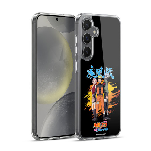 Naruto Shippuden Art Sakura, Naruto, Kakashi Soft Gel Case for Samsung Galaxy S24+ 5G & MagSafe