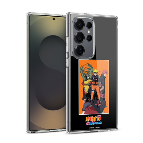 Naruto Shippuden Art Akatsuki Organization Soft Gel Case for Samsung Galaxy S25 Ultra & MagSafe