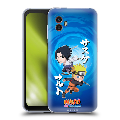 Naruto Shippuden Art Chibi Sasuke Naruto Soft Gel Case for Samsung Galaxy Xcover6 Pro/Pro2