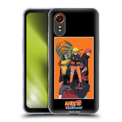 Naruto Shippuden Art Akatsuki Organization Soft Gel Case for Samsung Galaxy Xcover7 5G