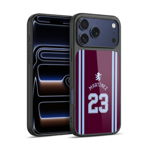 Aston Villa Football Club 2026/27 Players Home Kit Emiliano Martínez Gel Armour Case For Apple iPhone 17 Pro Max