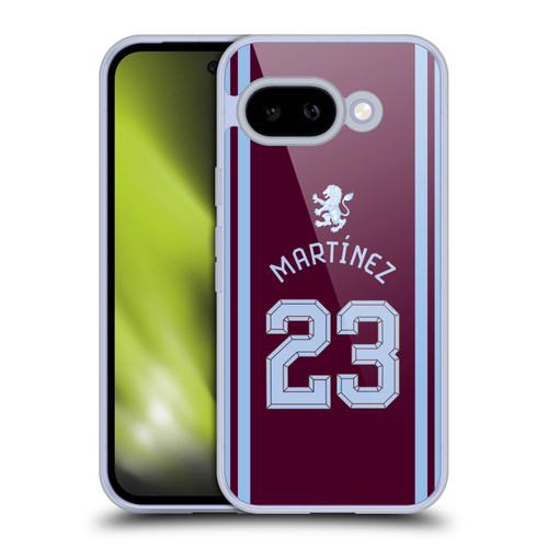 Aston Villa Football Club 2026/27 Players Home Kit Emiliano Martínez Soft Gel Case for Google Pixel 9A