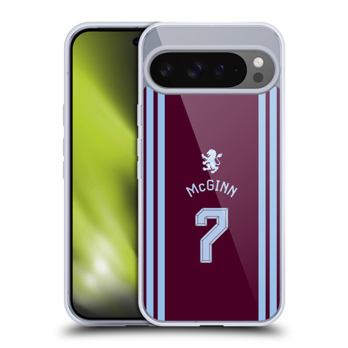 Aston Villa Football Club 2026/27 Players Home Kit John Mcginn Soft Gel Case for Google Pixel 9 Pro XL