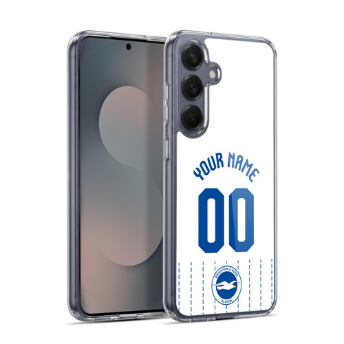 Custom Customised Personalised Brighton & Hove Albion F.C 2026/27 Badge Kit Away Soft Gel Case for Samsung Galaxy S25+ & MagSafe