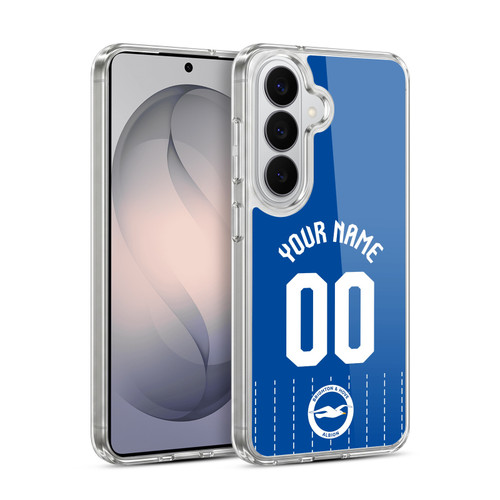 Custom Customised Personalised Brighton & Hove Albion F.C 2026/27 Badge Kit Home Soft Gel Case for Samsung Galaxy S26 Plus