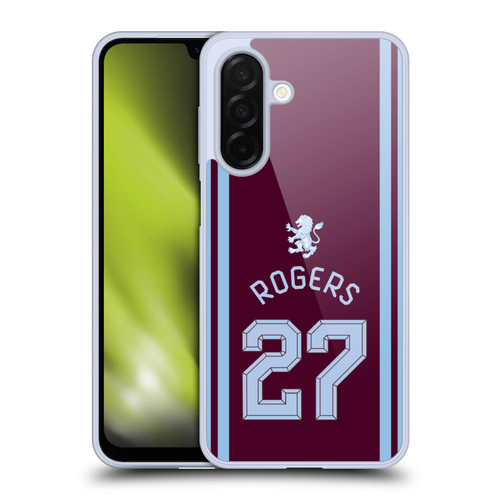 Aston Villa Football Club 2026/27 Players Home Kit Morgan Rogers Soft Gel Case for Samsung Galaxy A26 5G