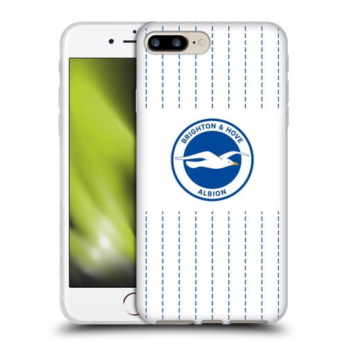 Brighton & Hove Albion F.C 2026/27 Badge Kit Away Soft Gel Case for Apple iPhone 7 Plus / 8 Plus & MagSafe