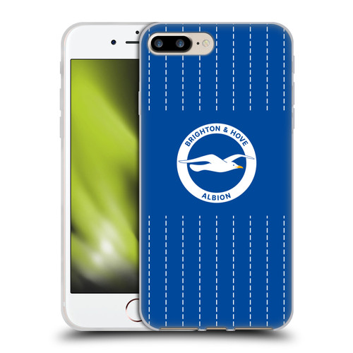 Brighton & Hove Albion F.C 2026/27 Badge Kit Home Soft Gel Case for Apple iPhone 7 Plus / 8 Plus & MagSafe