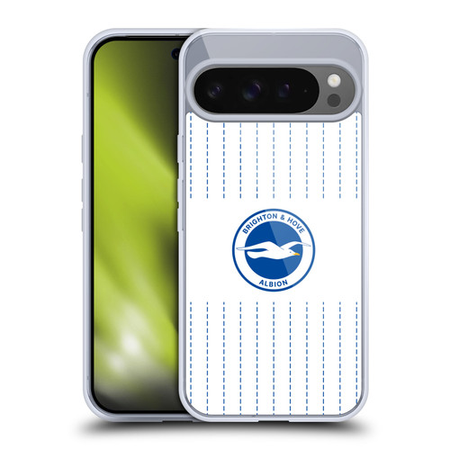 Brighton & Hove Albion F.C 2026/27 Badge Kit Away Soft Gel Case for Google Pixel 9 Pro XL