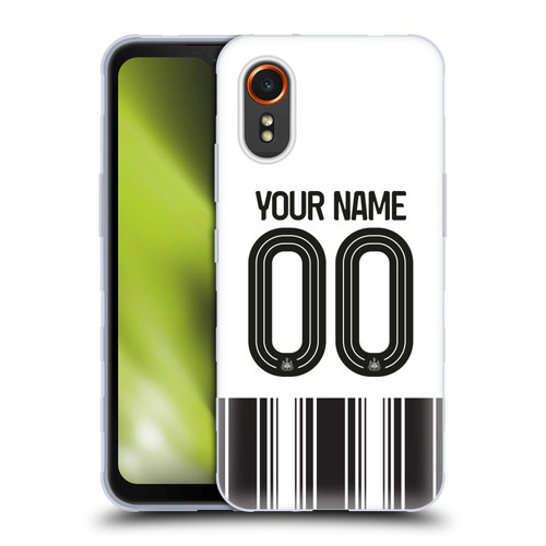 Custom Customised Personalised Newcastle United Football Club 2026/27 Crest Home Soft Gel Case for Samsung Galaxy Xcover7 5G