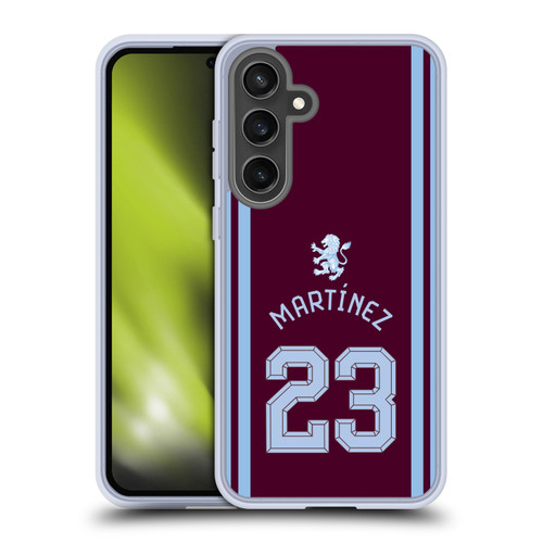 Aston Villa Football Club 2026/27 Players Home Kit Emiliano Martínez Soft Gel Case for Samsung Galaxy S24 FE & MagSafe
