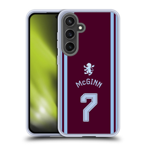 Aston Villa Football Club 2026/27 Players Home Kit John Mcginn Soft Gel Case for Samsung Galaxy S24 FE & MagSafe