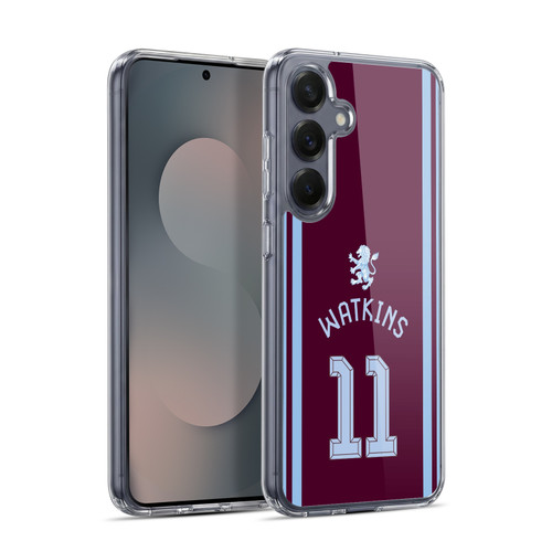 Aston Villa Football Club 2026/27 Players Home Kit Ollie Watkins Soft Gel Case for Samsung Galaxy S25+ & MagSafe