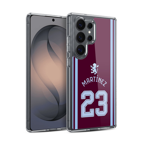 Aston Villa Football Club 2026/27 Players Home Kit Emiliano Martínez Soft Gel Case for Samsung Galaxy S26 Ultra