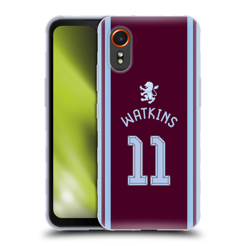 Aston Villa Football Club 2026/27 Players Home Kit Ollie Watkins Soft Gel Case for Samsung Galaxy Xcover7 5G