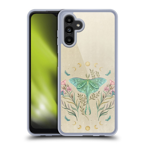 Episodic Drawing Illustration Animals Moth, Butterflies, & Flowers Soft Gel Case for Samsung Galaxy A13 5G (2021)
