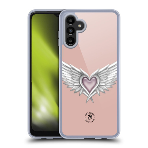 Anne Stokes Mermaid And Angels Ascendance Winged Heart Soft Gel Case for Samsung Galaxy A13 5G (2021)