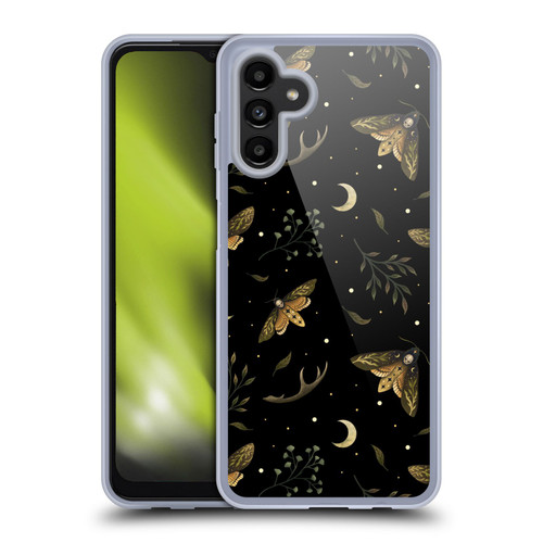 Episodic Drawing Pattern Death Head Moth Soft Gel Case for Samsung Galaxy A13 5G (2021)