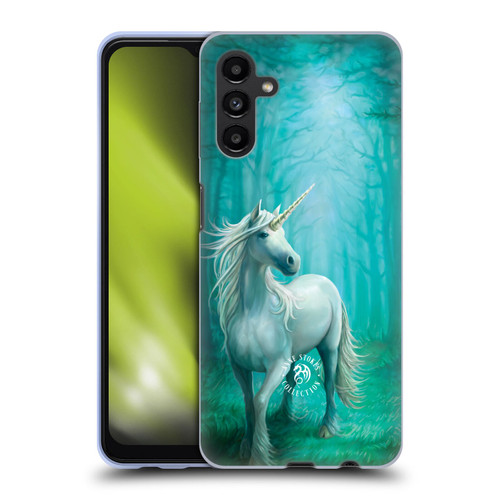 Anne Stokes Mythical Creatures Forest Unicorn Soft Gel Case for Samsung Galaxy A13 5G (2021)