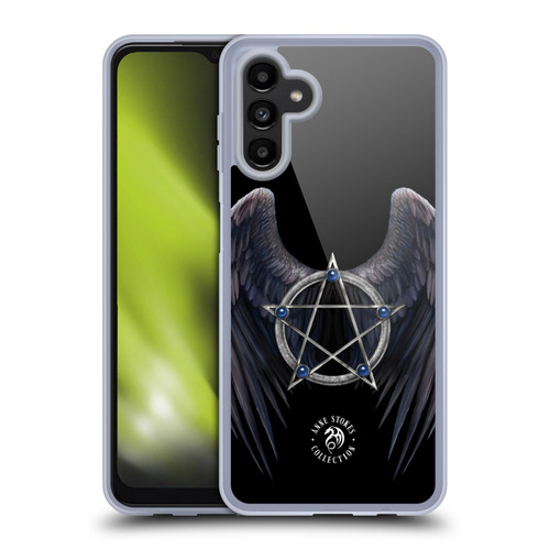 Anne Stokes Raven Winged Pentagram Soft Gel Case for Samsung Galaxy A13 5G (2021)