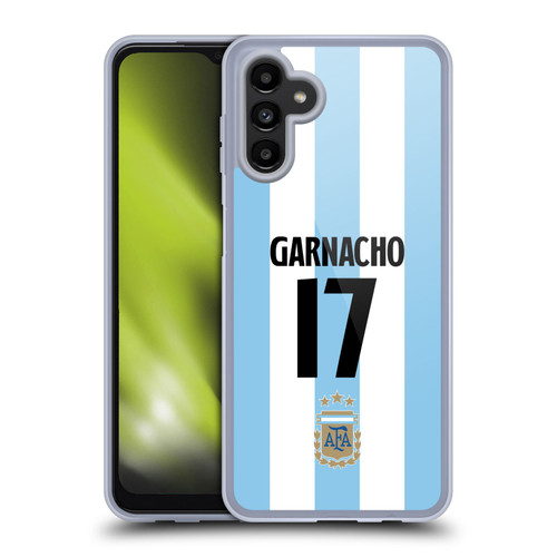 Argentina National Football Team 2024/25 Player Home Kit 1st Group Alejandro Garnacho Soft Gel Case for Samsung Galaxy A13 5G (2021)