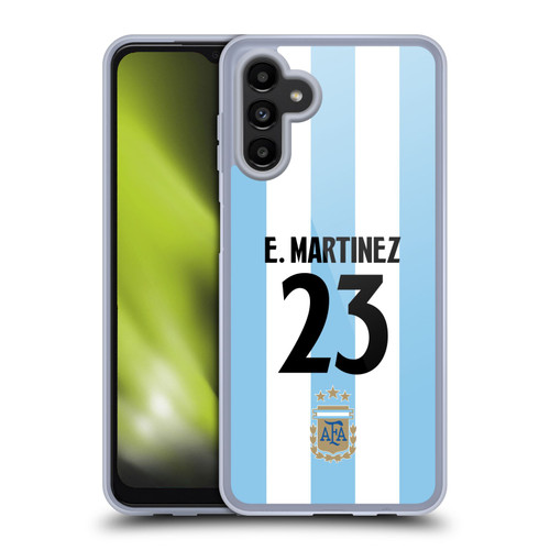Argentina National Football Team 2024/25 Player Home Kit 1st Group Emiliano Martínez Soft Gel Case for Samsung Galaxy A13 5G (2021)