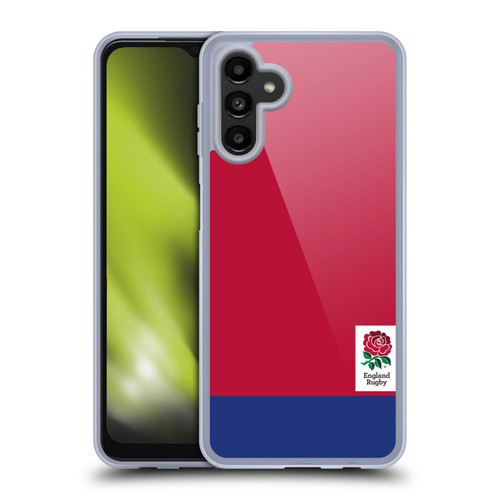 England Rugby Union 2016/17 The Rose Colour Block Soft Gel Case for Samsung Galaxy A13 5G (2021)
