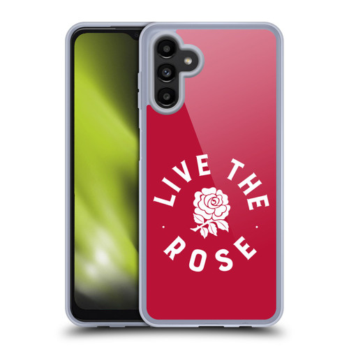 England Rugby Union 2016/17 The Rose Live The Rose Soft Gel Case for Samsung Galaxy A13 5G (2021)