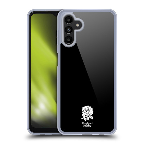 England Rugby Union 2016/17 The Rose Plain Black Soft Gel Case for Samsung Galaxy A13 5G (2021)
